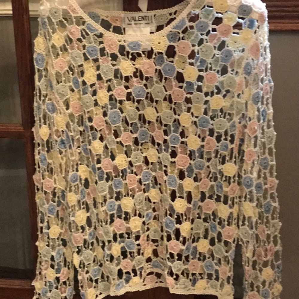 Crocheted sweater